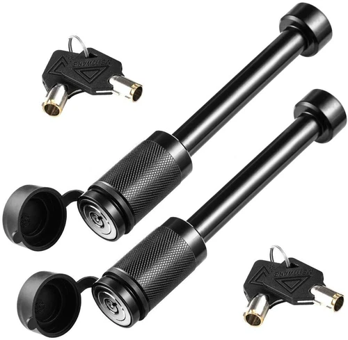 5/8" Hitch Pin Lock for RV Truck Trailer Tow Receiver w/ Keyed Alike Upgrade US