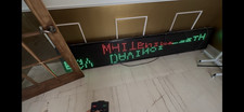 Programmable Multi-Color LED Scrolling Message Display Interior Information Sign