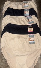 Bali  5-Pair Women's Brief Underwear Panties Stretch Nylon Microfiber  10/11