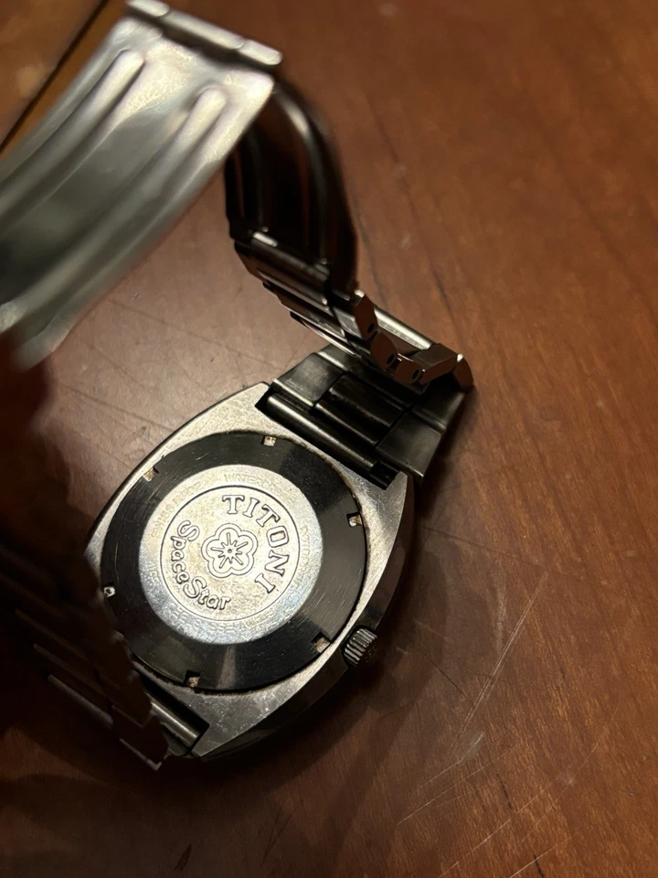 Vintage Titoni Space Star Automatic 25 Jewels Mens Watch – Day/Date – Swiss Made - Image 2 of 4