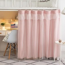 1 Panel Dorm Bunk Bed Curtain Students Dormitory Bottom Bed Cloth Curtain