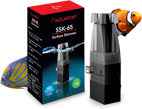 Aquarium Surface Skimmer – 65 GPH Flow Rate – Efficient Waste Removal – Ideal fo