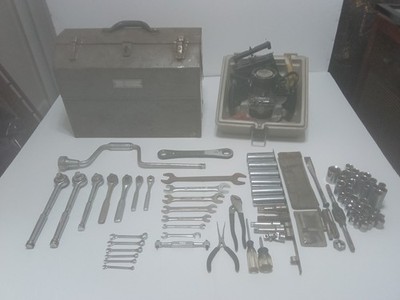 Vintage Craftsman Tool Lot With Toolbox