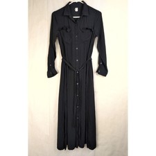 Gap gauzy belted button up shirt dress maxi Size Small Minimal Preppy Coastal
