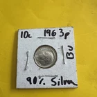 1963 Silver Roosevelt Dime 90% Silver
