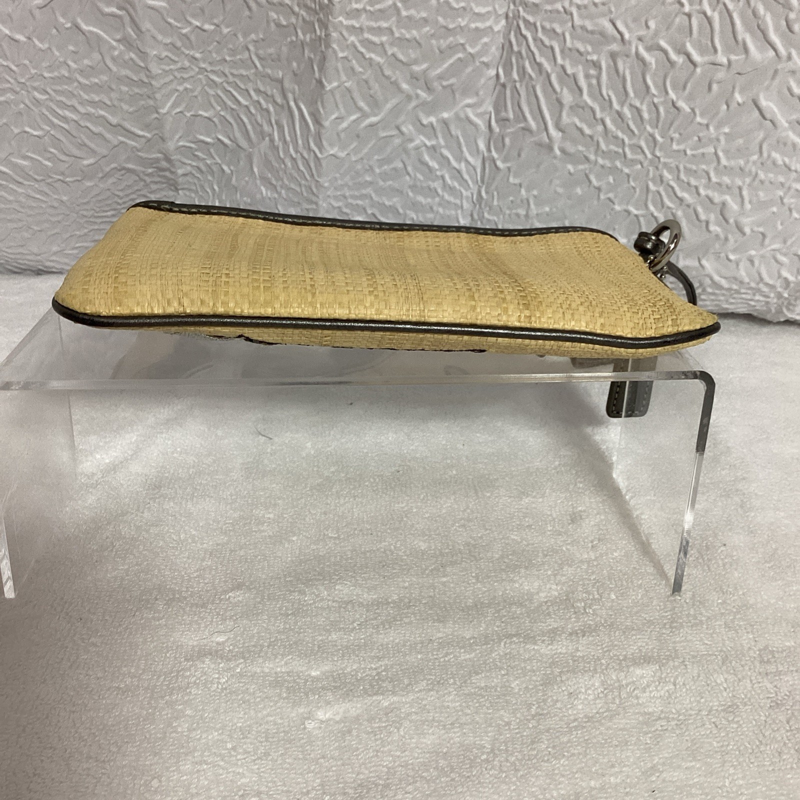 Rare Coach Y2K Hamptons 10th Anniv Metallic Flower Wristlet image 5