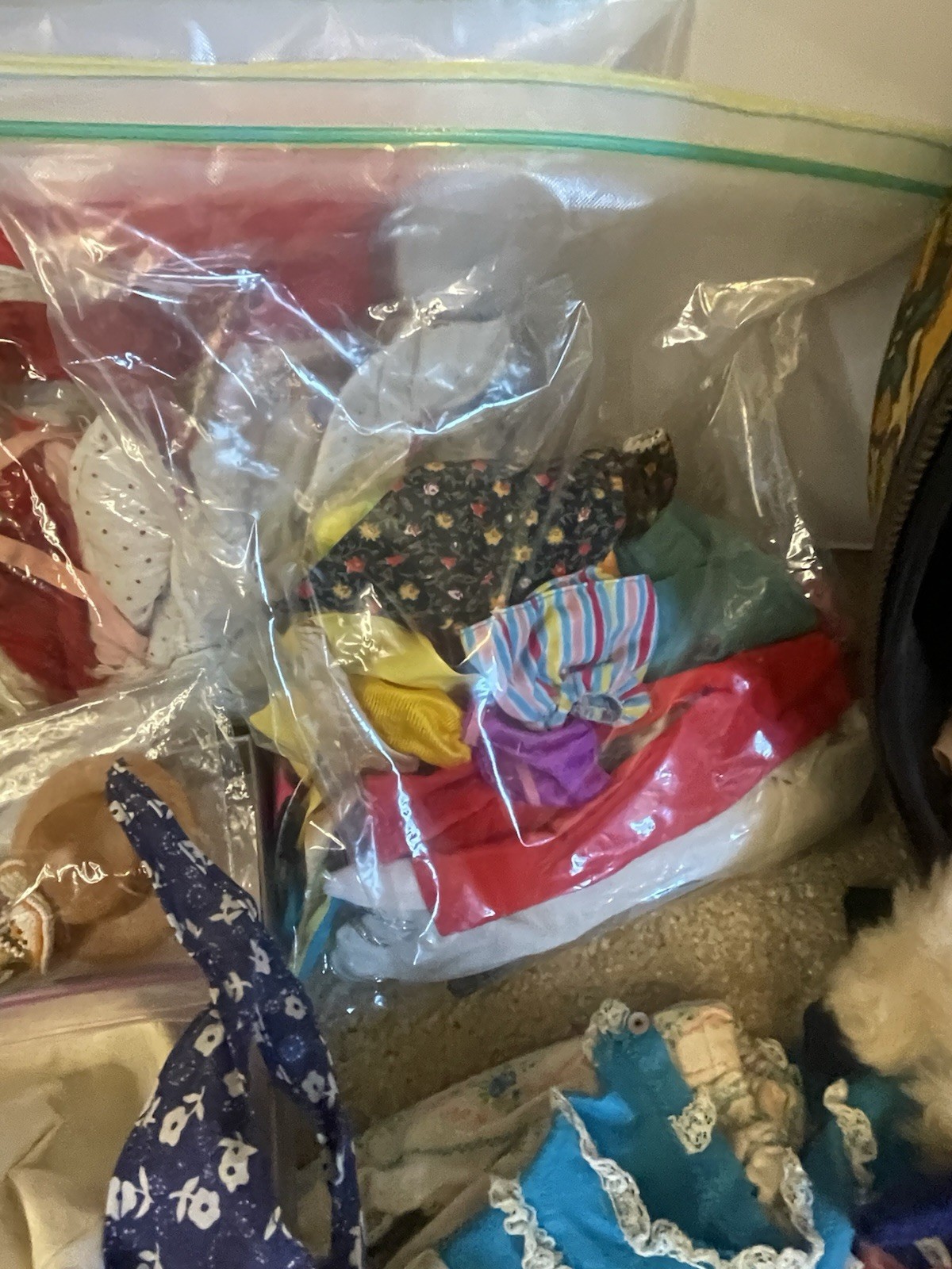 Large Mixed Lot Vintage 60’s-80’s Doll Clothes For  Vogue, Barbie And Other