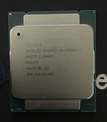 Intel Xeon E5-2658A v3 2,20 GHz 12-Core Server CPU LGA2011-v3 SR27T