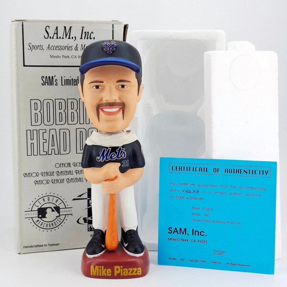 SAM's Bobbing Head Doll 1995 LE カルリプケンAL Sam Bobbleheads for