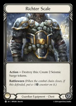 Flesh and Blood - Richter Scale - Guardian Master Pack - MINT/NMINT - FR - FOIL