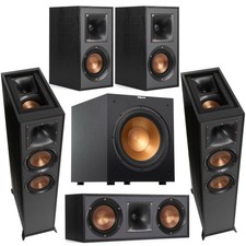Klipsch Reference 5.1 Home Theater System with 2x R-625FA Dolby Atmos Floorstand