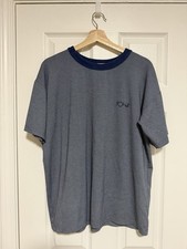 polar skate co t shirt mens medium navy blue embroidered logo