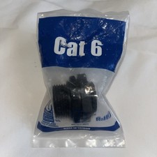 NEW Cat.6 RJ45 Shielded Industrial Panelmount Bulkhead Coupler with Dust Cap