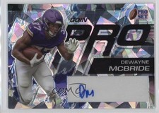 2023 Leaf Pro Set Metal Goin' Silver Crystals 13/15 DeWayne McBride Auto 0x1