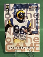 1997 Upper Deck Isaac Bruce #81 Afterburner St. Louis Rams 🚨FREE SHIPPING🚨