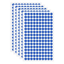 5 Sheet/800 Pcs Self Adhesive Acrylic Gem 6mm Sticker Gem Stones, Dark Blue