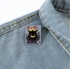 Pokemon Gengar Enamel Pin/Badge Retroactive Old Fashion Style Anime Collectible