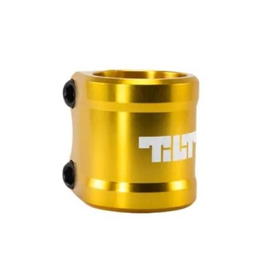 Tilt ARC DOUBLE CLAMP Stuntscooter Klemme Farbe Gold