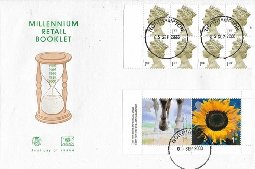 2000 MILLENNIUM RETAIL BOOKLET ON SUPERB STUART FDC