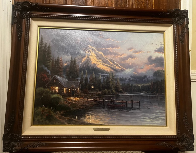 Thomas Kincade "Lakeside Hideaway" G/P 140 16x24