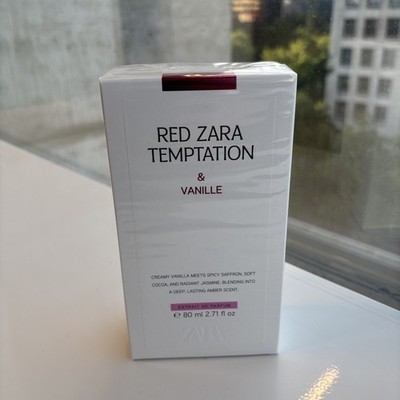 ZARA Red Temptation Vanille Extrait De Parfum EDP Fragrance Spray *80ml* Sealed