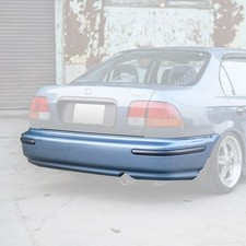 Fits 96-98 Honda Civic 24dr Sir-style Rear Bumper Cover With Molding
