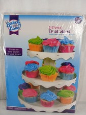 3-Tiered Cupcake Stand Tower White Party Round Display Pastry Cake Holder 238A
