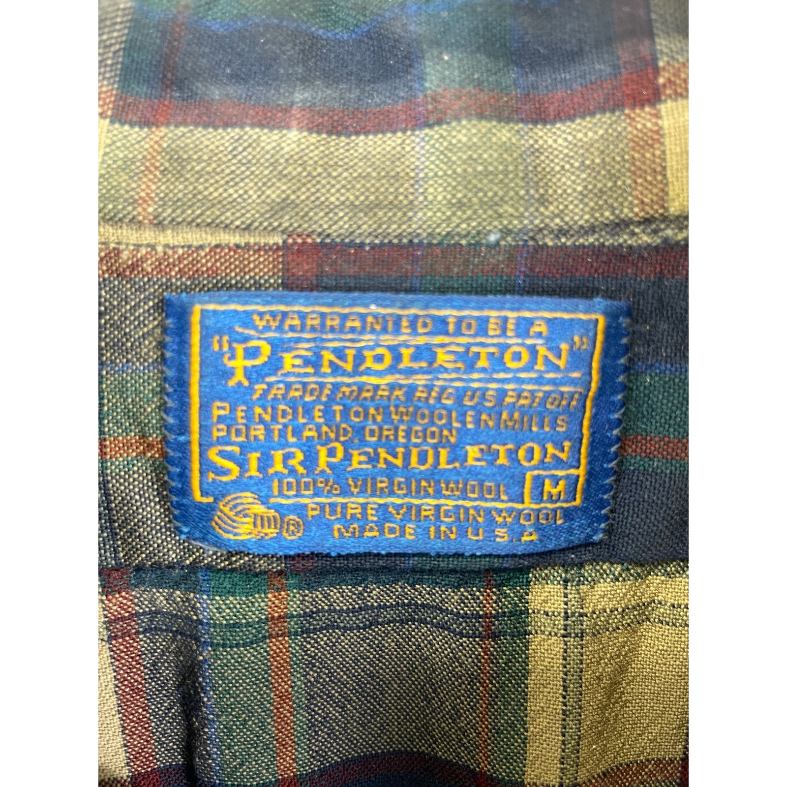 Pendleton Sir Pendleton Plaid Wool Button Up Shir… - image 4