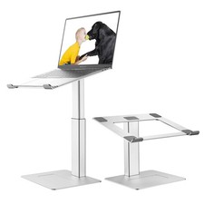 Laptop Stand for Desk Ergonomic Aluminum Adjustable Height from 7-15" Sitting