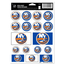 New York Islanders NHL Vinyl Die-Cut Sticker Set / Decal Sheet WinCraft
