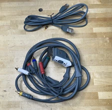 HD TV Component Composite Audio Video AV Cable Cord for Microsoft Xbox360 + RJ45