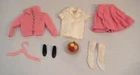 Vintage Skipper Doll School Days #1907 60s Outfit Barbie Yarn Needles Complete