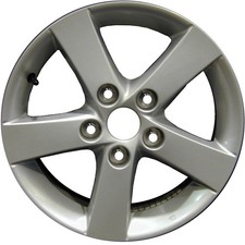 64863 Refinished Mazda Mazda3 2004-2005 15 Inch Wheel Rim Oe Silver Full