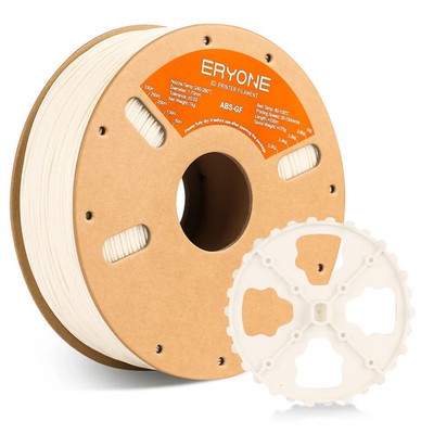 Eryone 1kg ABS-GF Glasfaser Glass Fiber White Filament Weiß