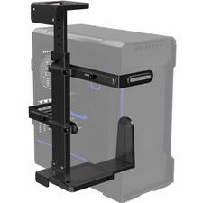 VIVO Adjustable Under Desk Large PC and Wall Mount, Computer Case CPU Holder