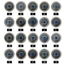 1pcs Tire Wheel Lock Anti-Theft Screw Lug Nut Removal Key Socket For Audi