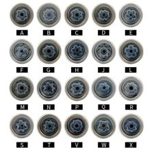 1pcs Tire Wheel Lock Anti-Theft Screw Lug Nut Removal Key Socket For Audi