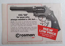 Coleman Crosman 1976 anuncio impreso Crosman "CO2 38" calibre .22 pellet CO2 Powerlet