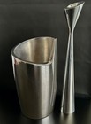 1998 Nambé Spiral Wine Chiller #6190 and  1994  Nambe CandleStick Holder #6047 — photo 9