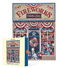 WerkShoppe Flags  Fireworks 500 Piece Puzzle