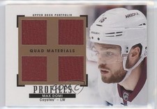 2015 Upper Deck Portfolio Profiles Materials Quad Jerseys Max Domi #PM4-MD xp6
