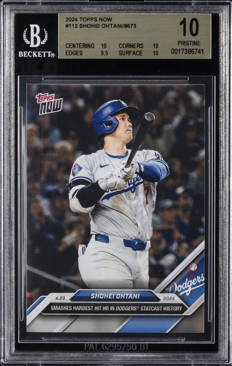 2024 TOPPS NOW #113 SHOHEI OHTANI/8673 BGS 10 | eBay