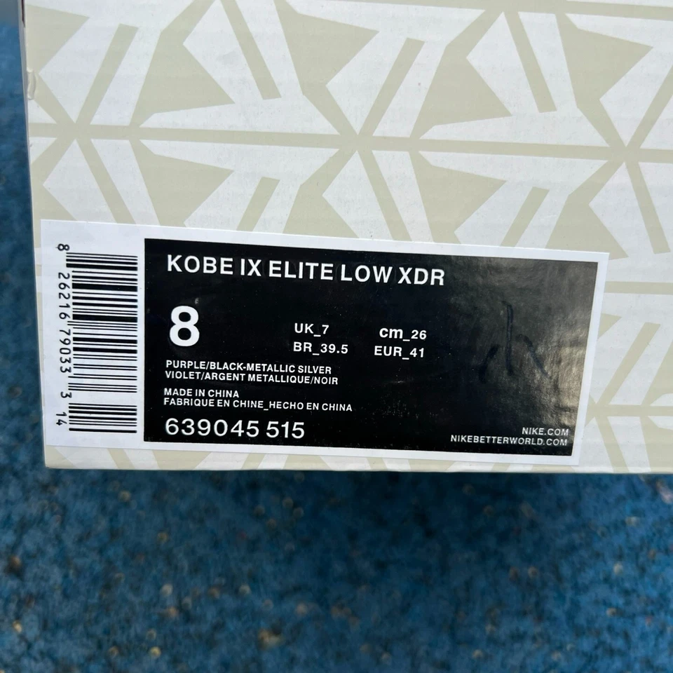 Nike Kobe 9 Elite Low Protro Michael Jackson Moonwalker IM0465-500 envío rápido Foto 3 de 4