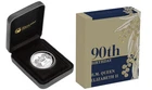 2016 Australian High Relief 90th BDAY 1 oz Silver Poof Coin Perth Mint Box & COA
