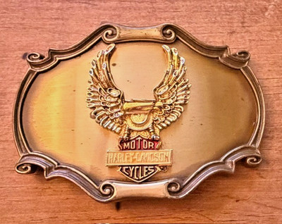 Vintage 1978 Harley Davidson belt buckle 1978 Raintree Made in the USA