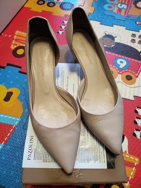 Women Carlo Pazolini Heels Beige 36 #111C