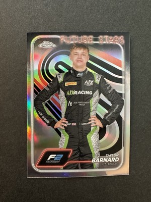 2024 Topps Chrome Formula 1 Taylor Barnard F1 Future Stars Refractor #36