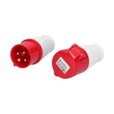 New Waterproof 3 Phase 4 Pin Plug Connector For Outdoor Use