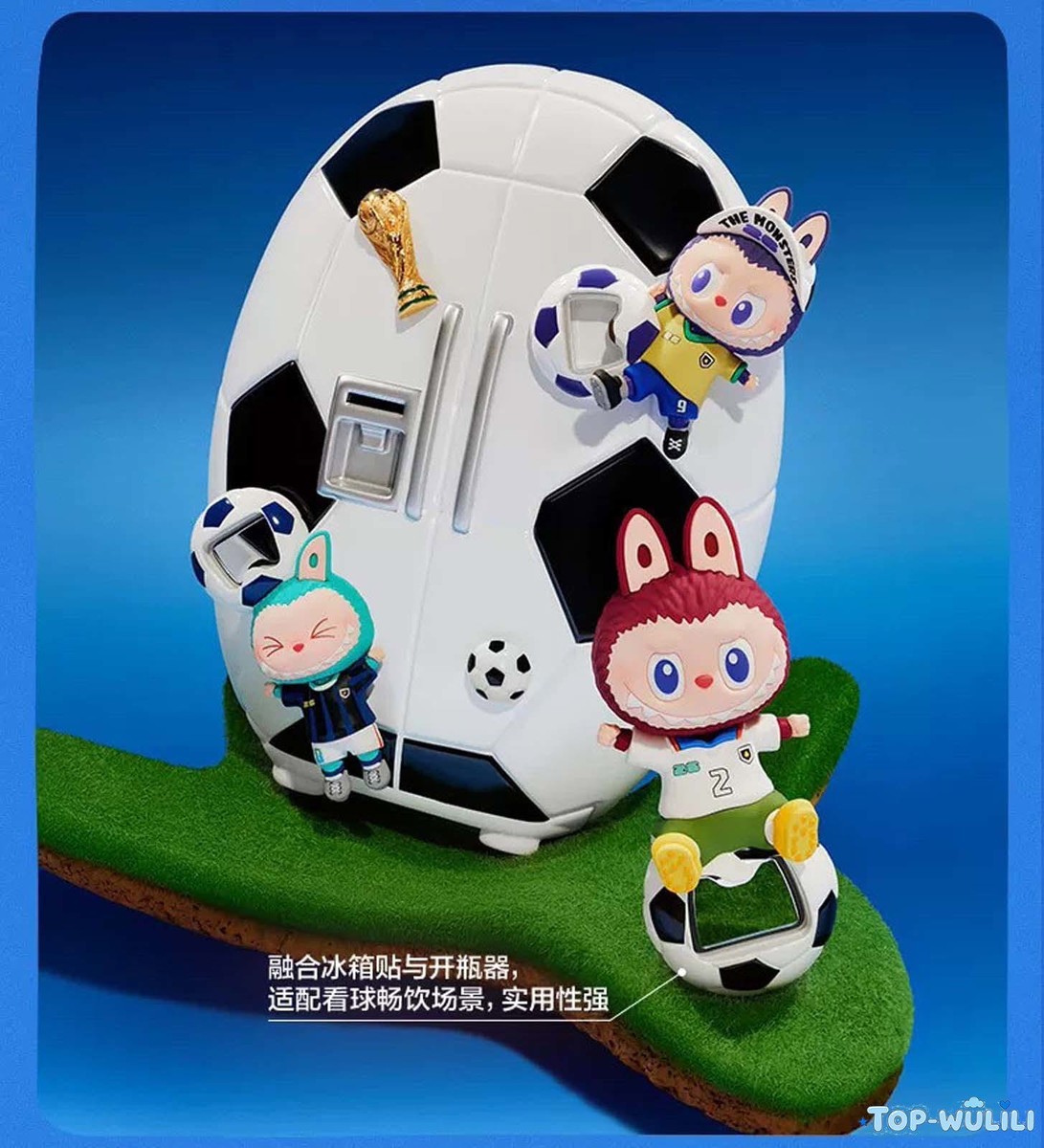 Authentic THE MRS × FIFA Series Bottle Opener Fridge Magnet Blind