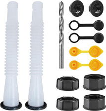 Gas Can Spout Replacement Kit, Gas Can Nozzle Replacement 2 Kit-White 